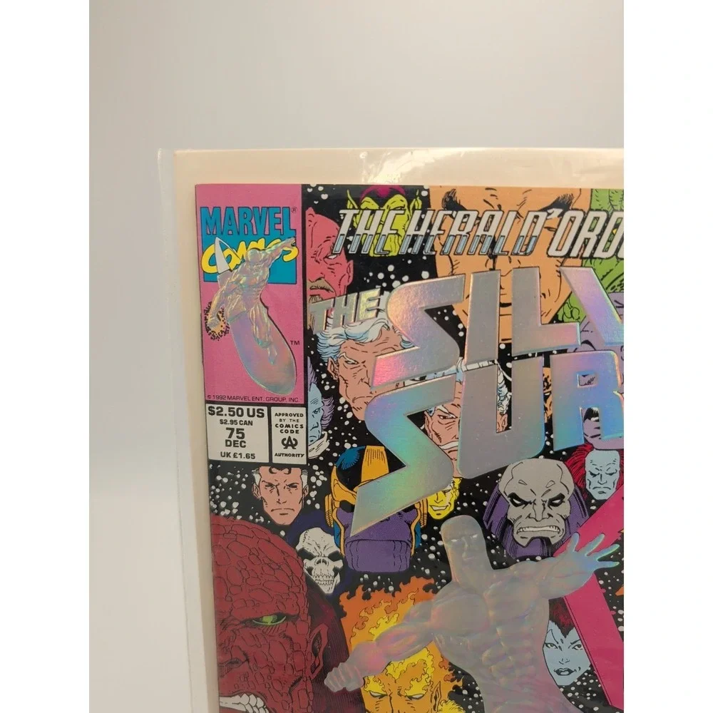 Silver Surfer #75 Marvel Comics 1992 The Herald Ordeal Hologram Cover